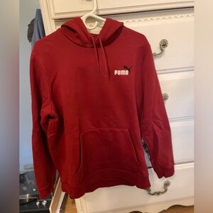 Puma Men's Red Hoodie
